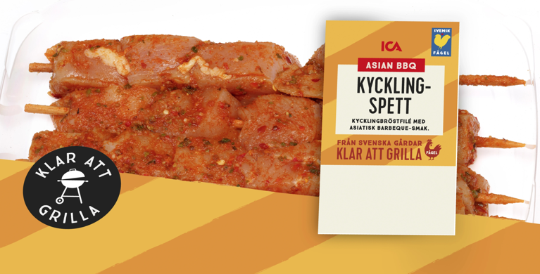 Kycklingspett asian BBQ